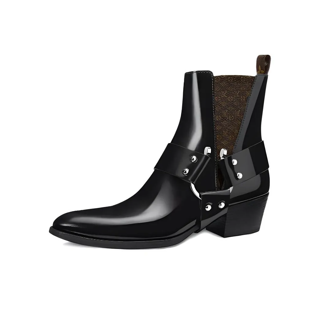 LOUIS VUITTON Rhapsody Ankle Boots 'Black' Women's