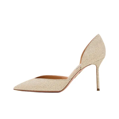 AQUAZZURA Uptown Высокие каблуки Золотой Женские