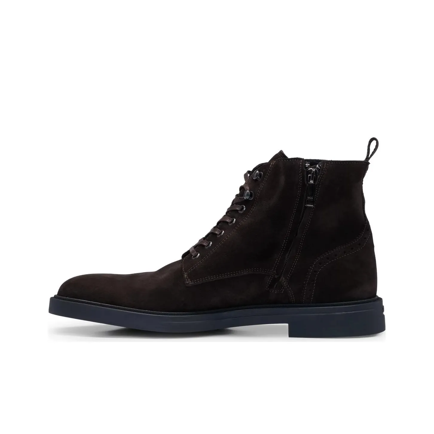 HUGO BOSS Ankle Boots Men's Dark Brown