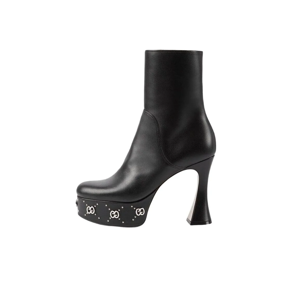 GUCCI Interlocking G Leather Boots