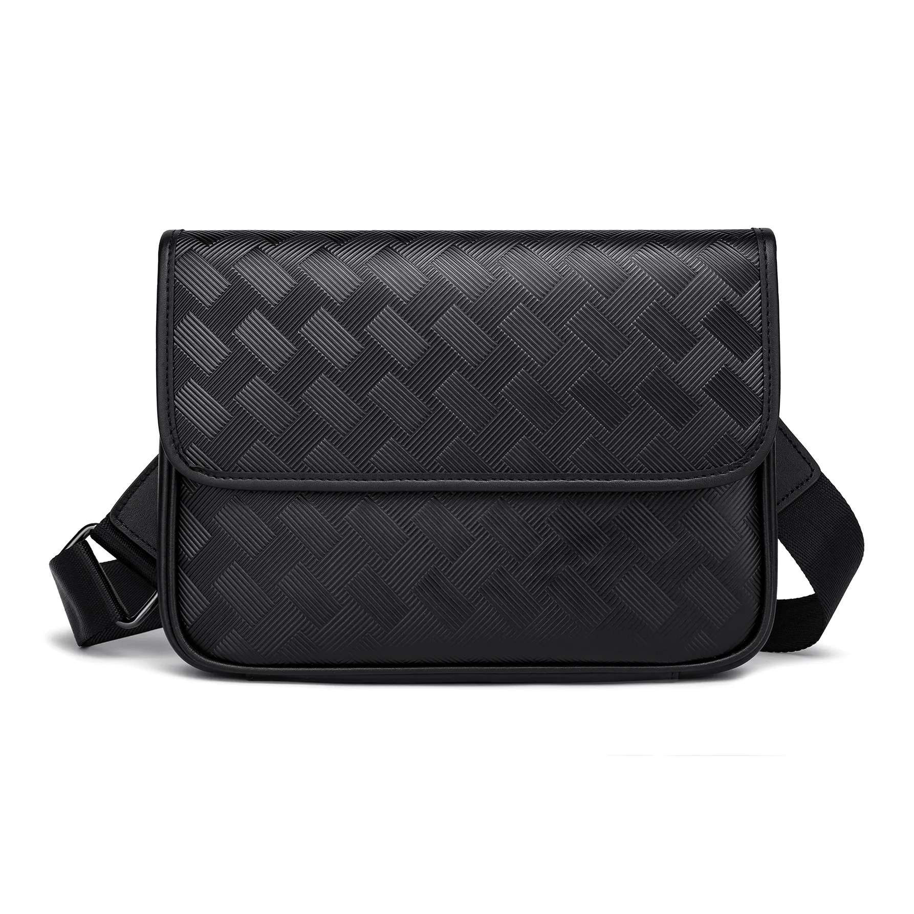 FAIRWHALE Сумка через плечо из коровьей кожи стандартная унисекс черная