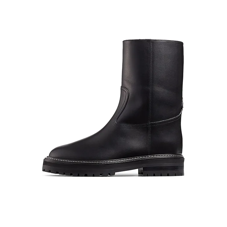 Jimmy Choo Yari Vachetta Ankle Boots Women's Black