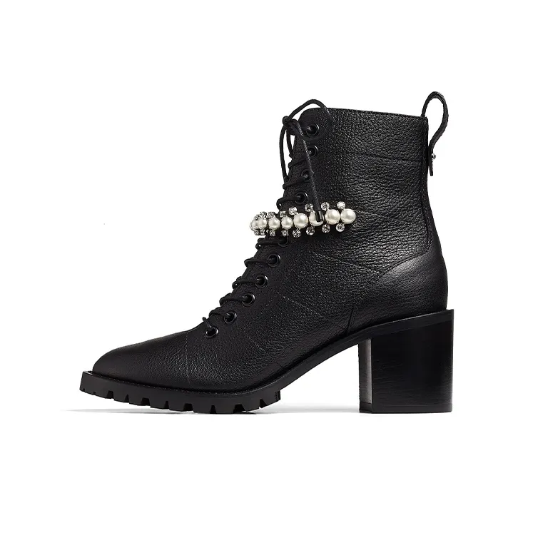Jimmy Choo Ankle Boots Women's High-Top Black