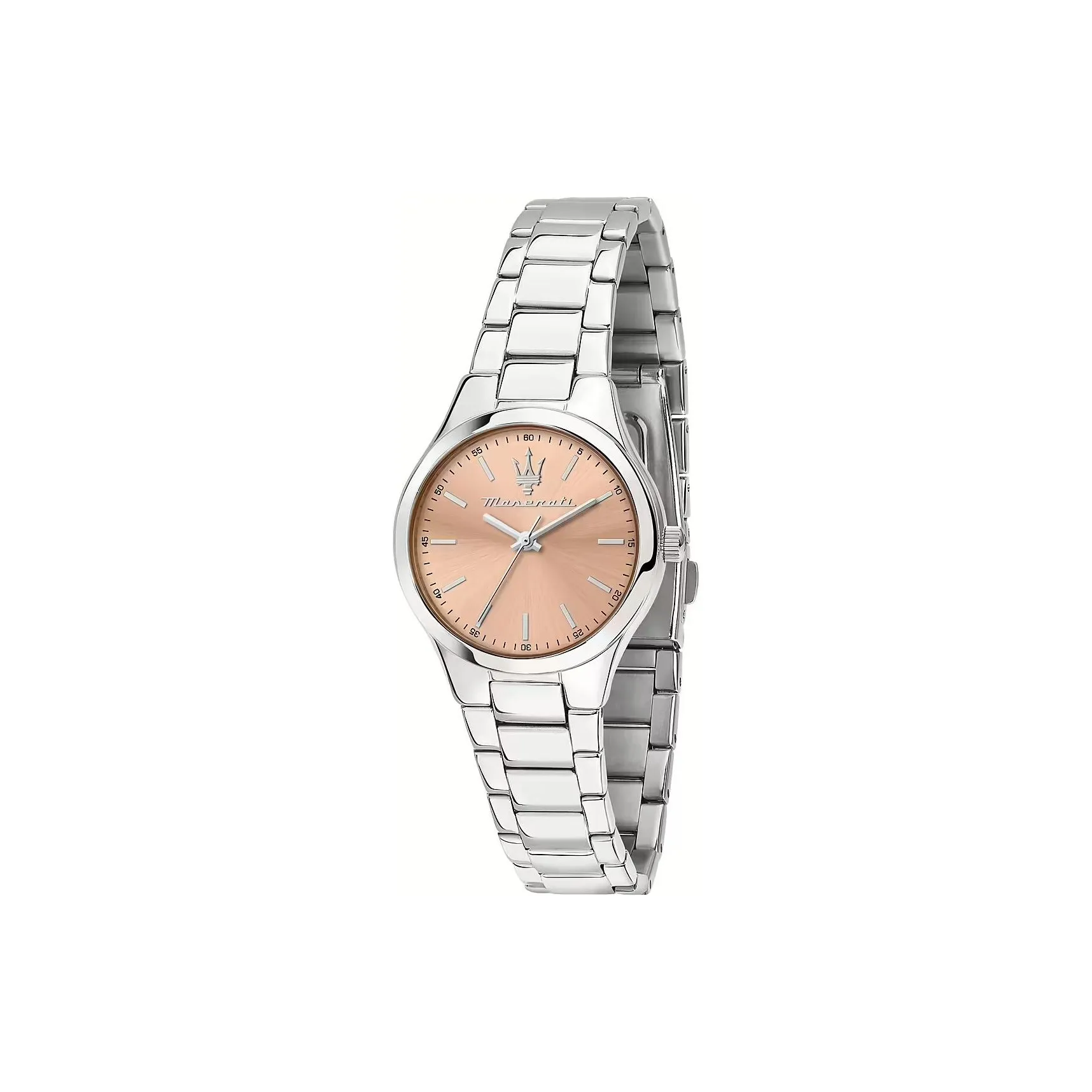 Maserati Наручные часы Кварцевый механизм Стальной ремешок 30MM Розовое золото Циферблат Женские часы