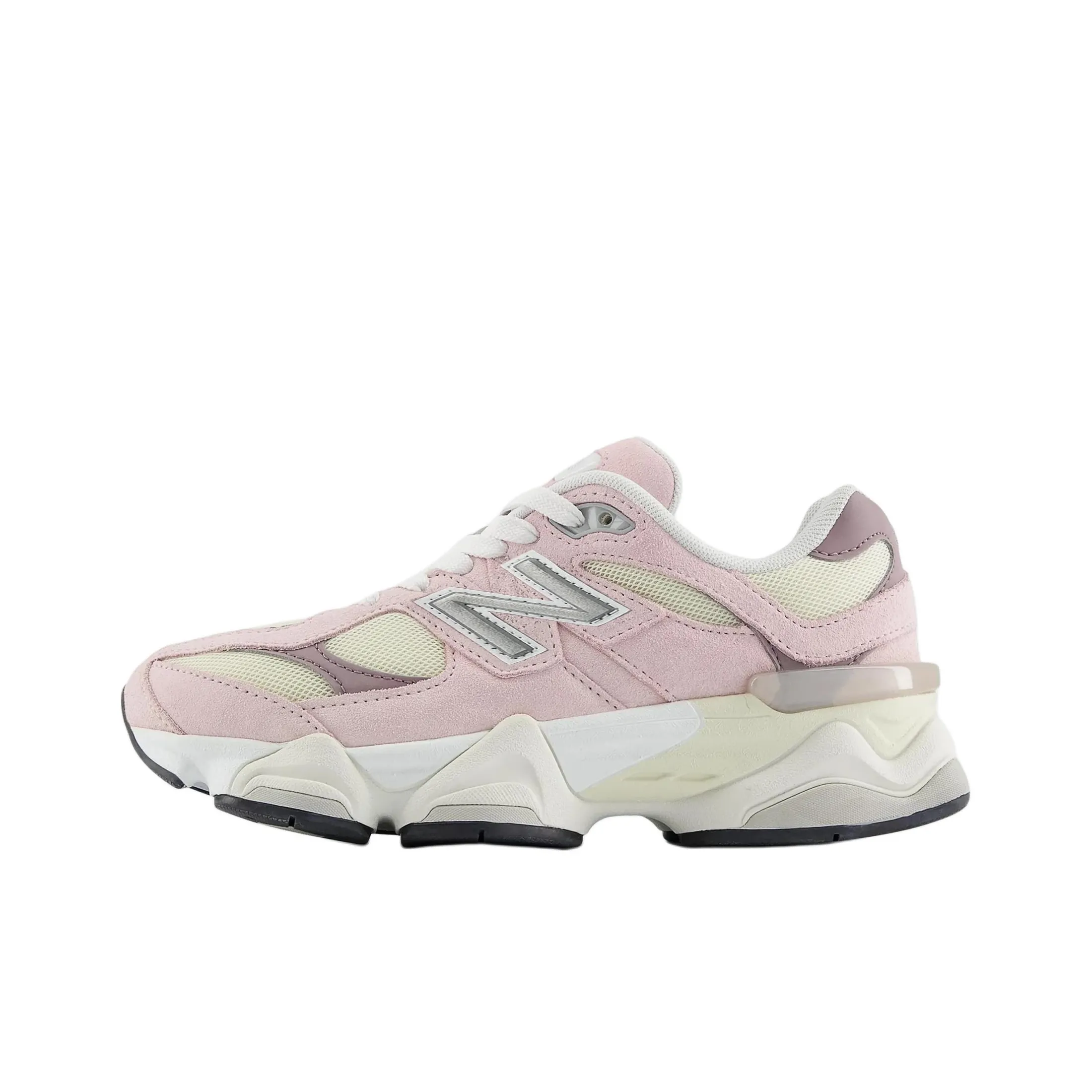 New Balance NB 9060 Устойчивый к истиранию низкий топ для бега для детей Розовый Белый