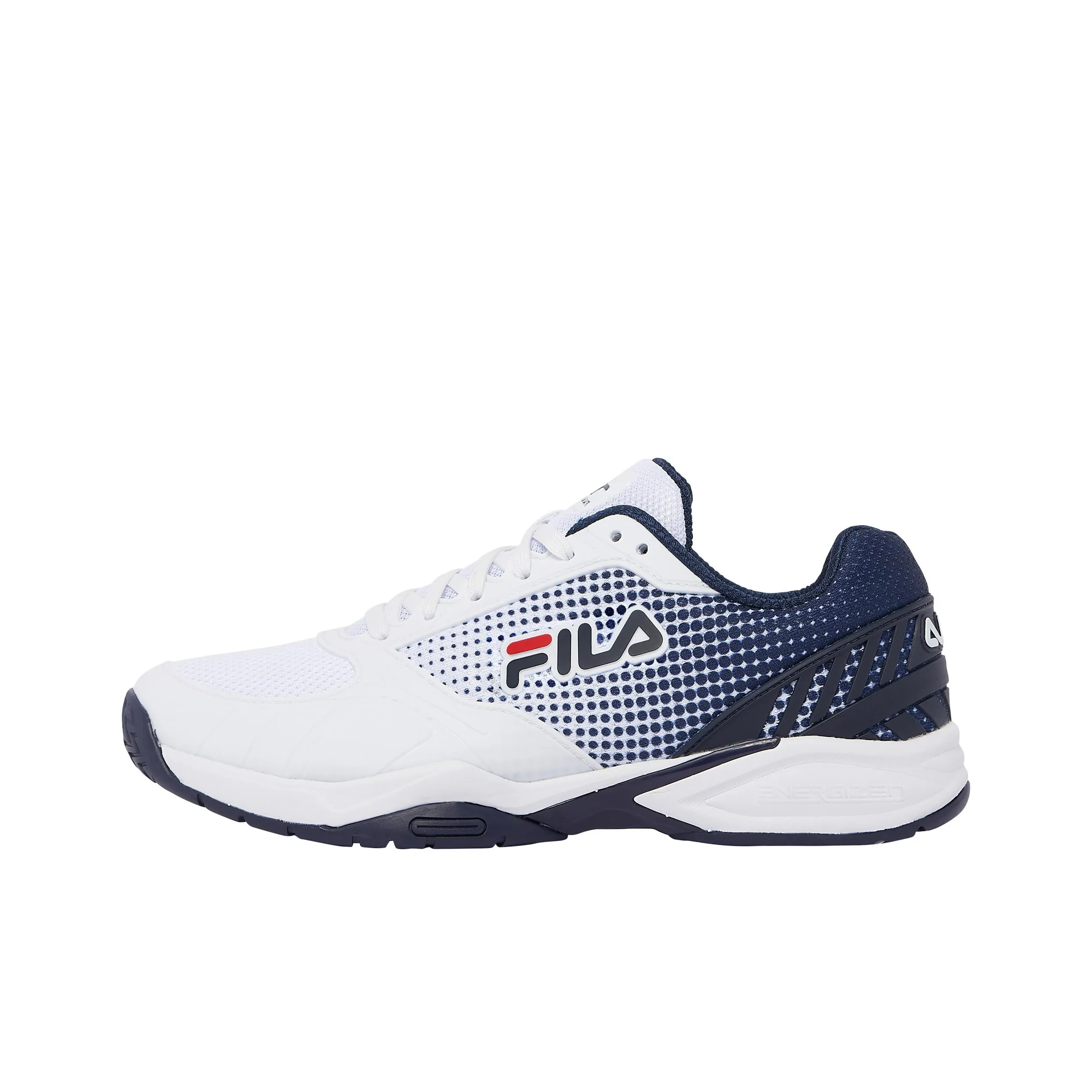 FILA Volley Zone Low top Tennis Shoes Men's White Blue