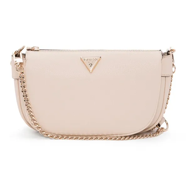 GUESS Artificial Leather Shoulder Bag Women's White/Light Brown
