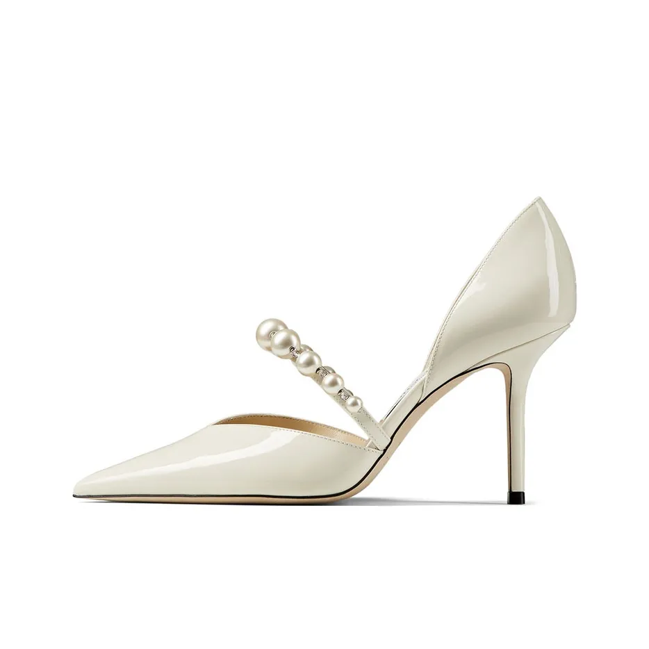 Jimmy Choo Aurelie Slim Heel High Heels Women's Ivory