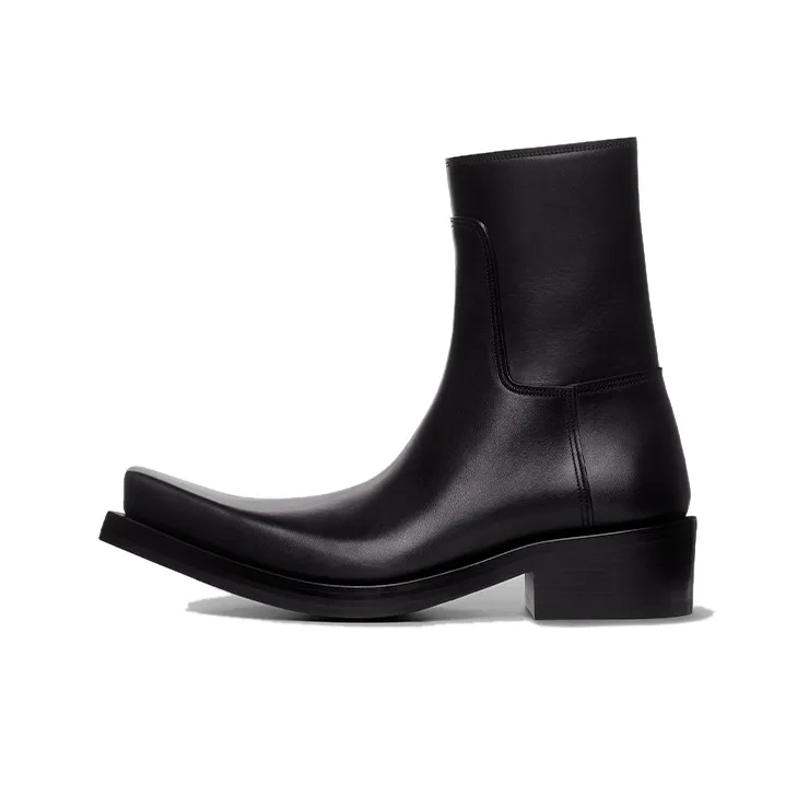 Balenciaga Santiago Heeled Ankle chunky Boots