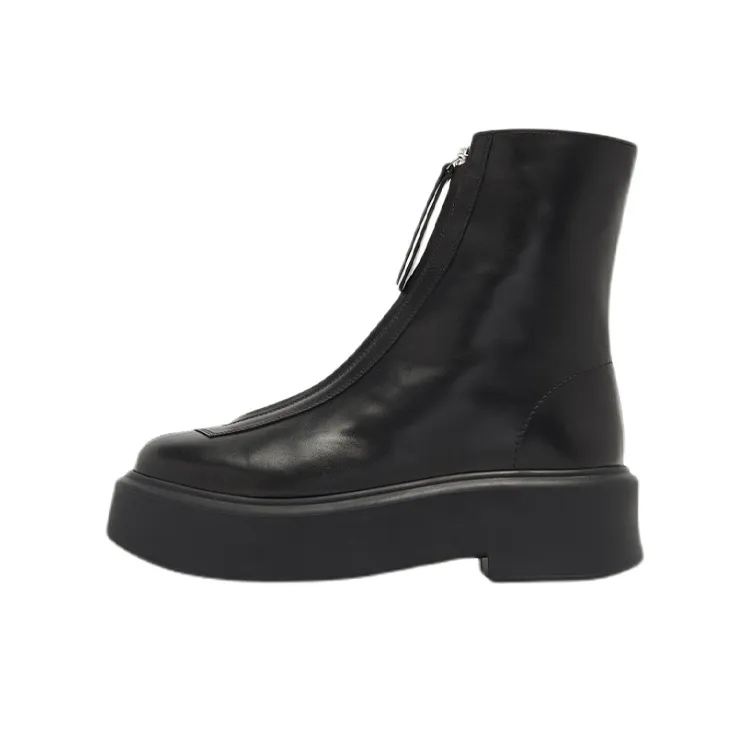THE ROW Zipped Ankle Boots Women's