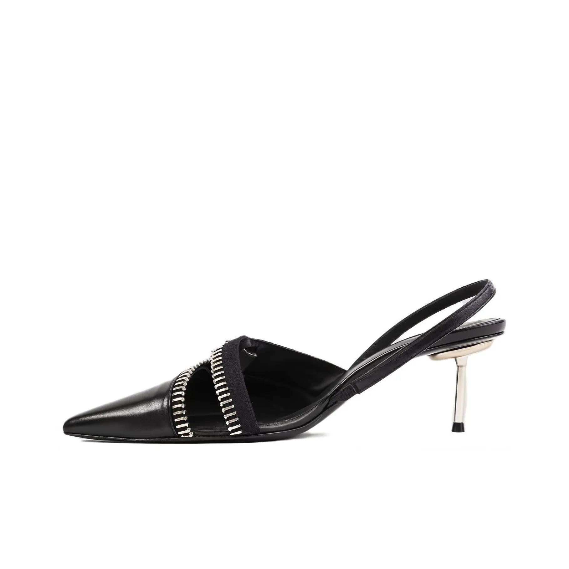 COPERNI Zip 60mm Leather Slingback Pumps