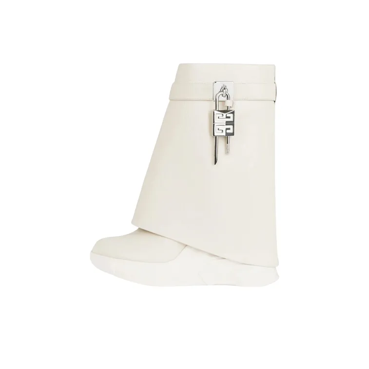 Givenchy Shark Lock Biker Ankle Boots Women's