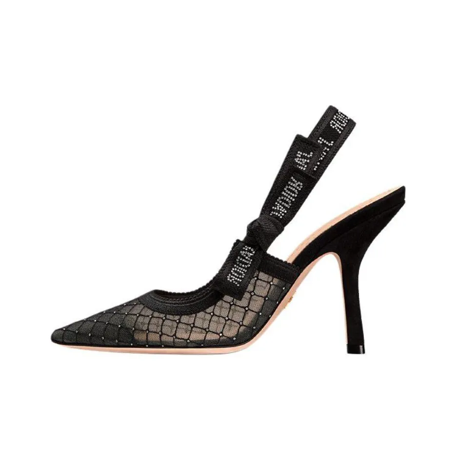 DIOR J'Adior Slim Heel High Heels 10cm Women's Black