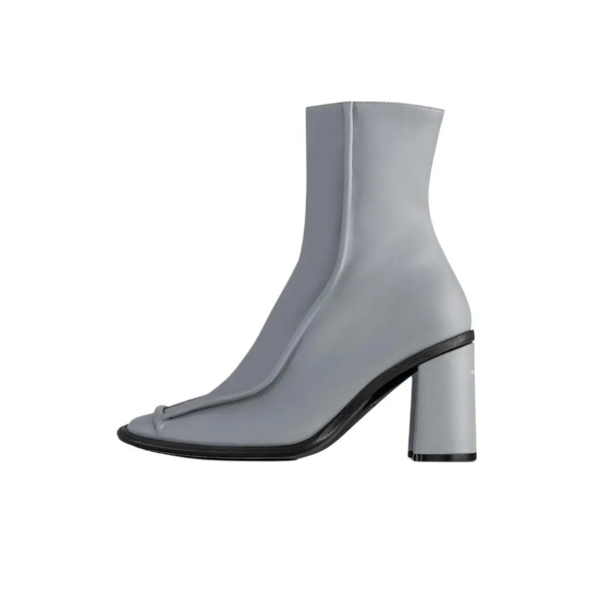 LOUIS VUITTON Berlin Ankle Boots 8cm Women's Gray
