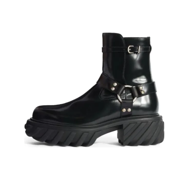 OFF WHITE Ankle Boots Men's Black