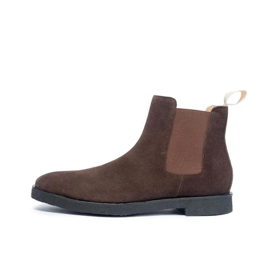 MASCAL Short Chelsea Boots events Men's Coffee
