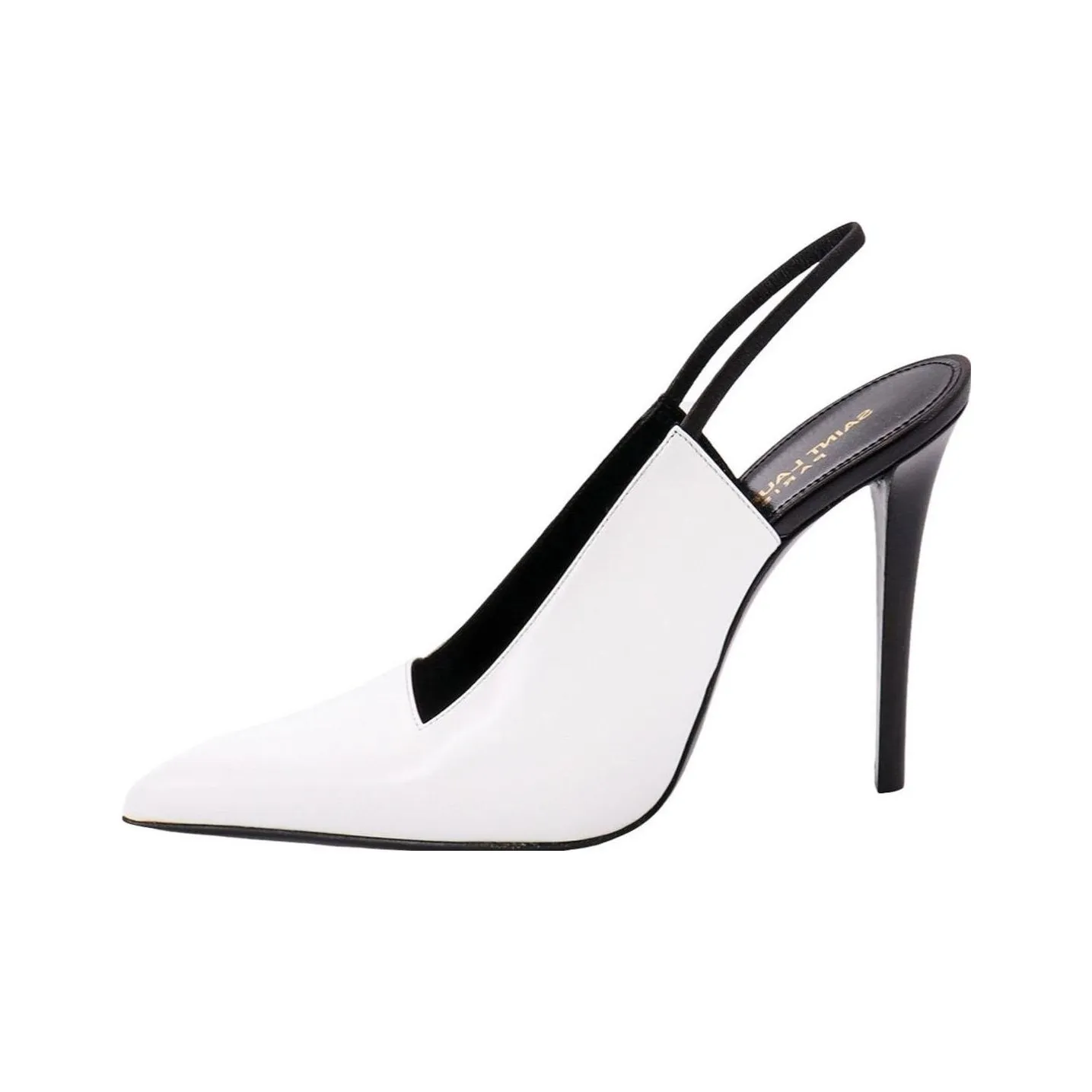 SAINT LAURENT Raven Pointed Toe Slingback Pumps