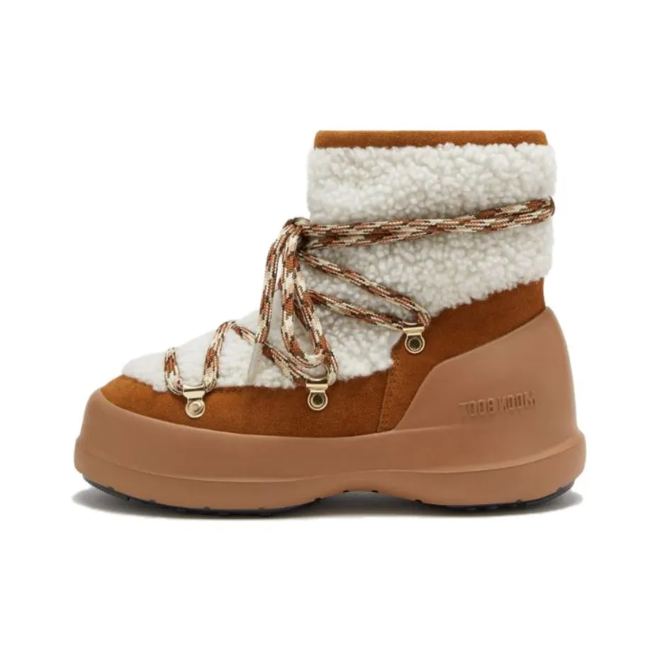 MOON BOOT Luna Короткий Сноубутс Женские Коричневый