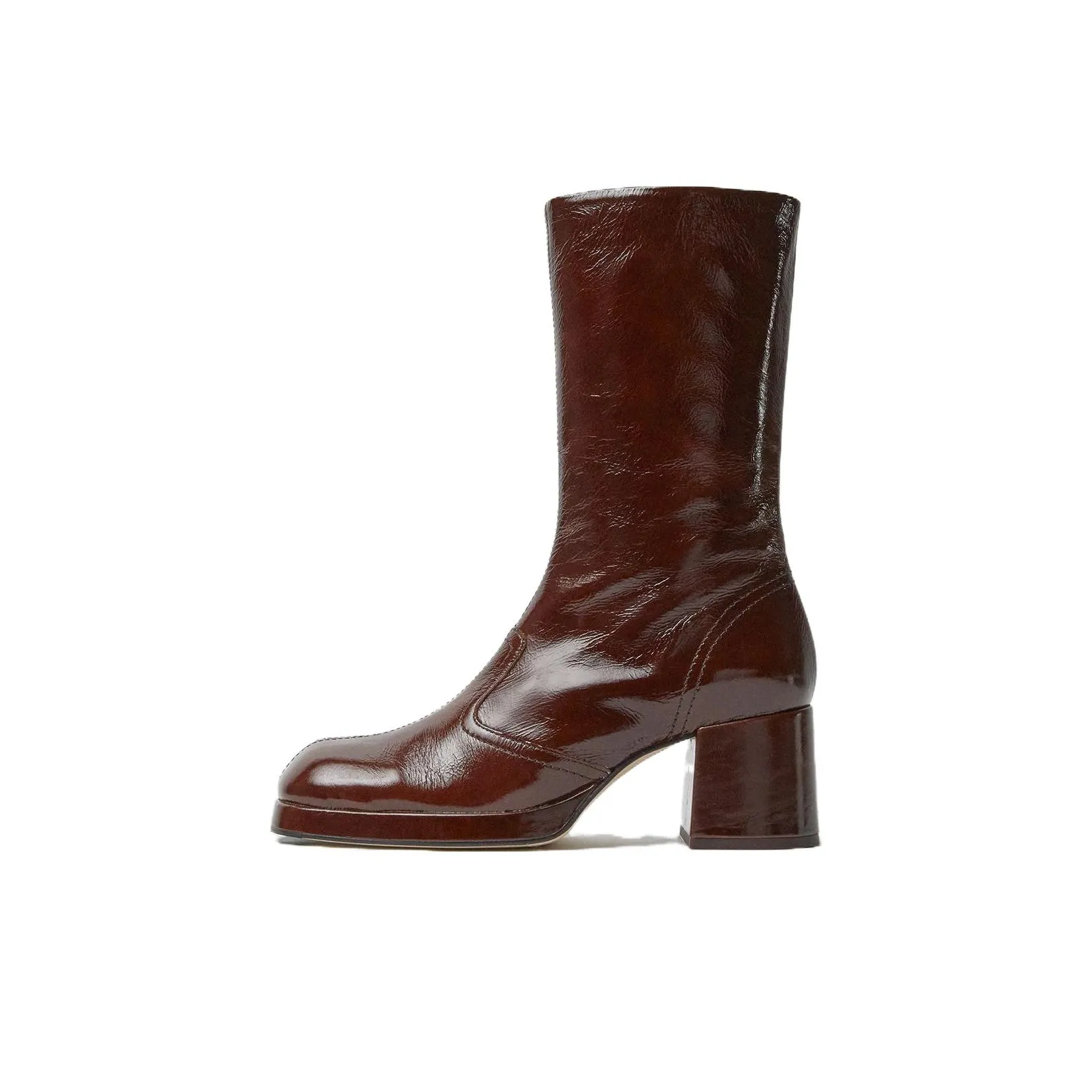 MIISTA Ankle Boots 6cm Women's Dark Brown