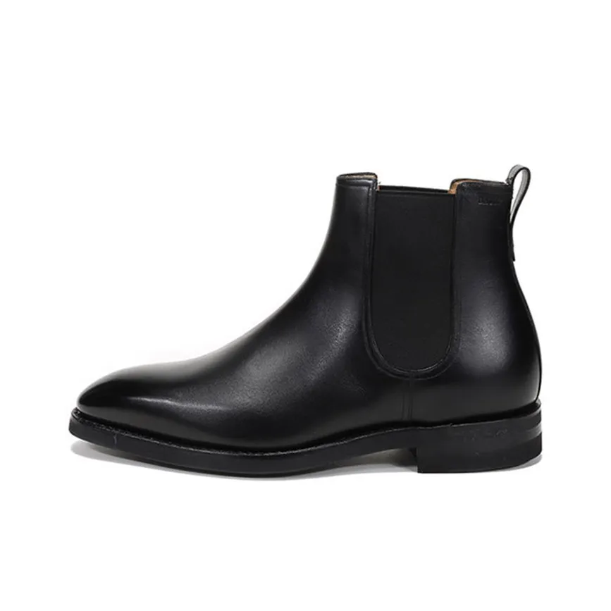 BALLY Scavone Ankle Length Chelsea Boots Men Black