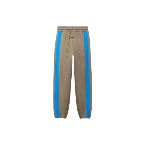 Fear of God Athletics Adidas Co Branded Paragraph Хаки Мужские Вязаные Тренировочные Брюки