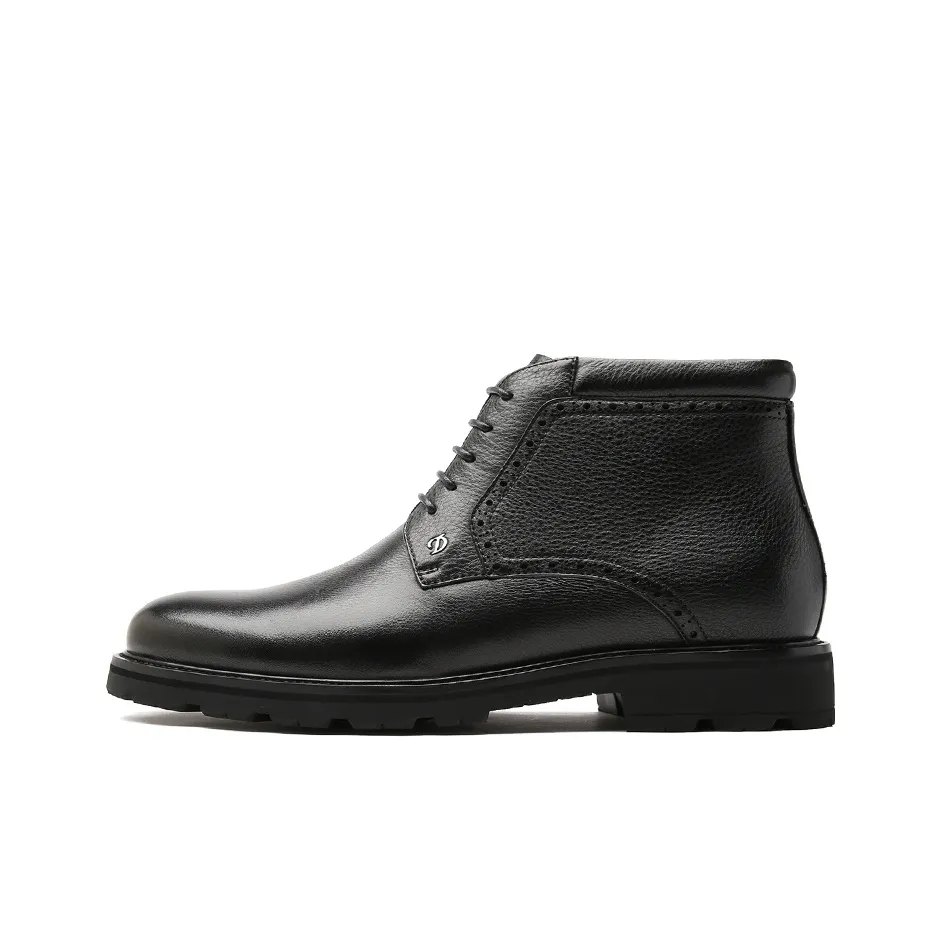 S.T.DUPONT Мужские ботинки Martin, черные