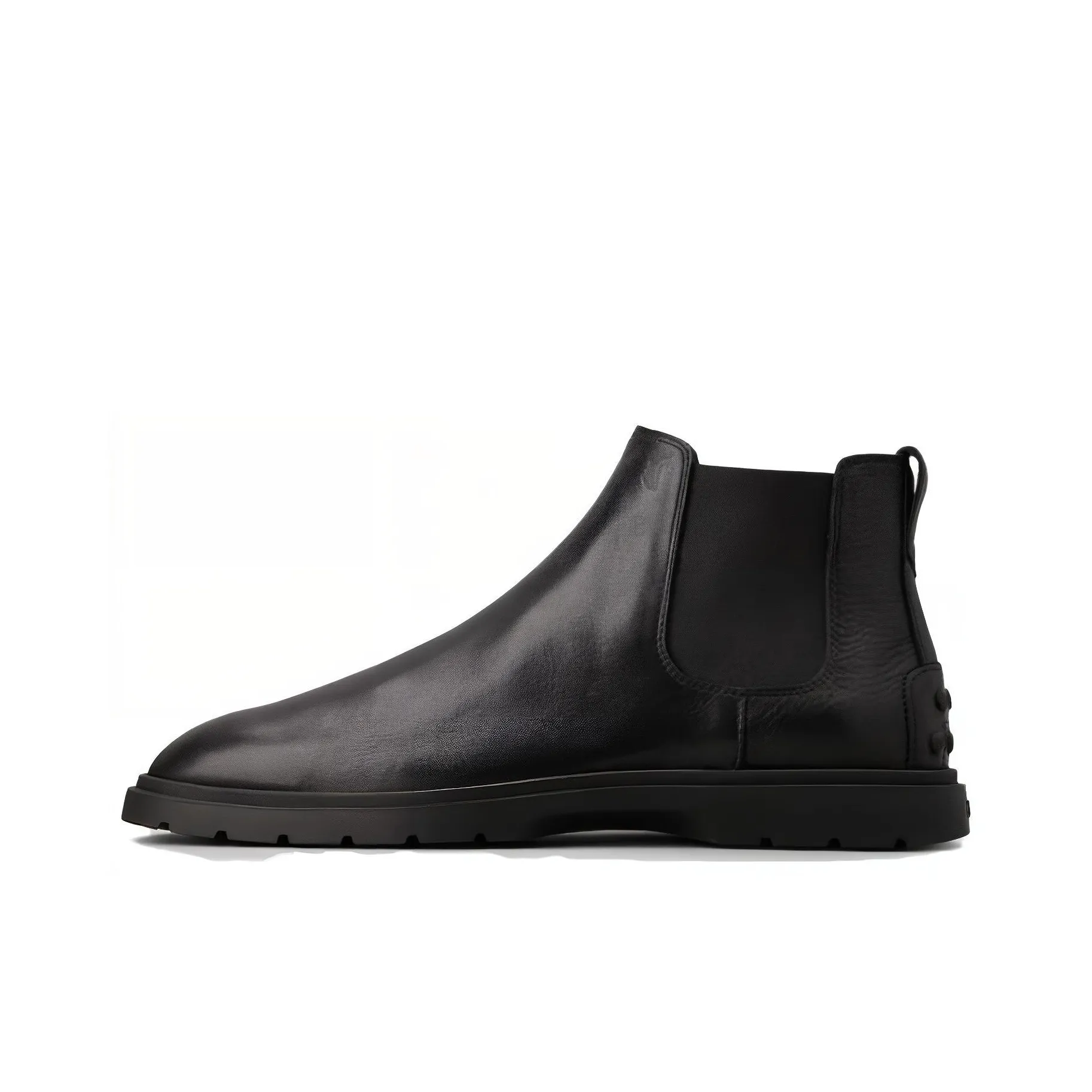TOD'S Tronchetto Slip-on Leather Boots