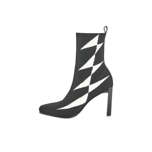 UNITED NUDE Ботильоны Черный/Белый Женские