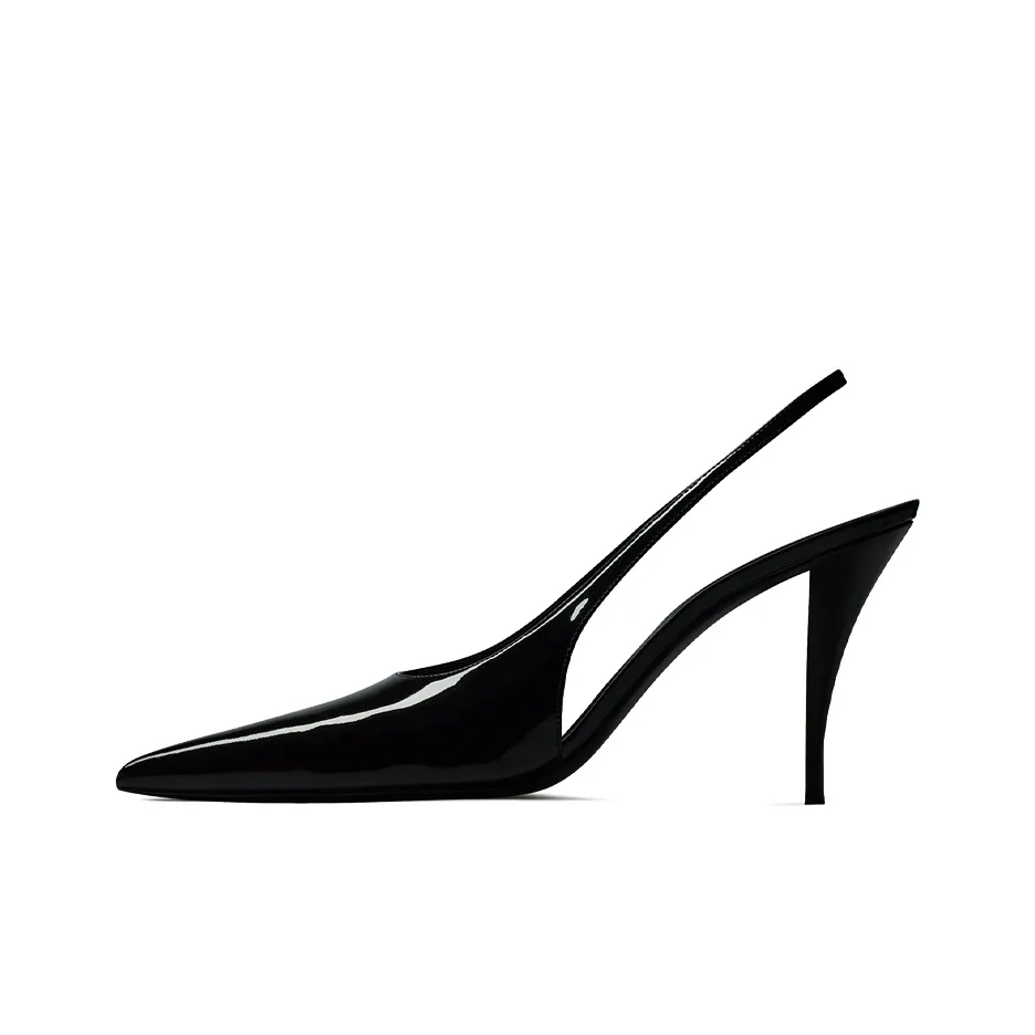 SAINT LAURENT Viper Slim Heel High Heels 9cm Women's Black