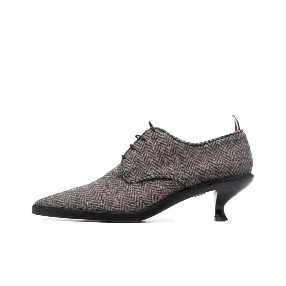 THOM BROWNE Uniform 50mm Tweed Pumps