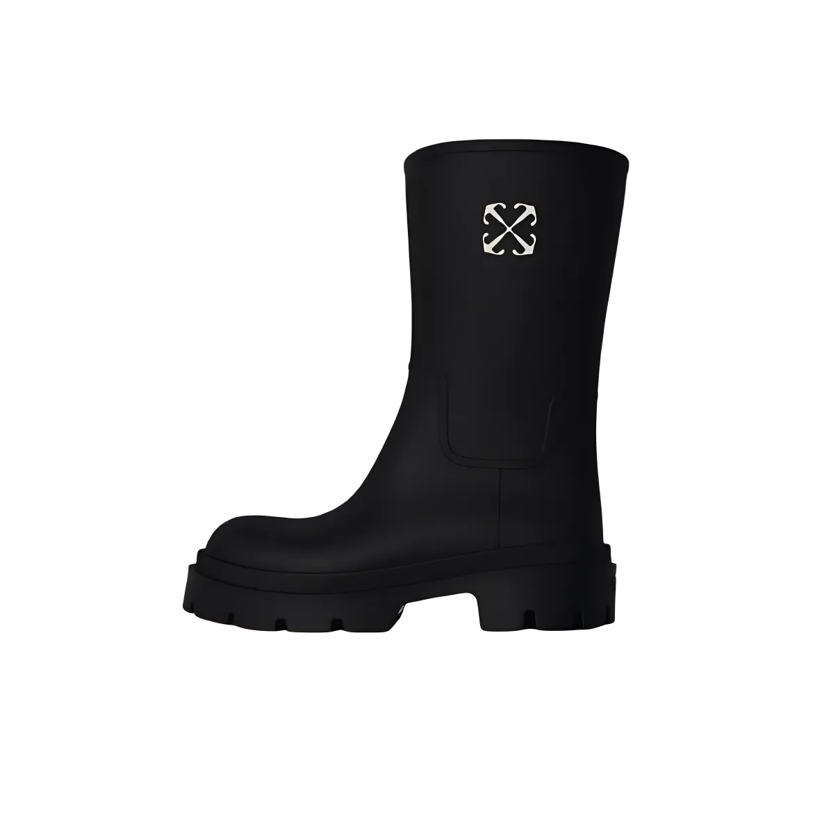 OFF WHITE Arrow Round Toe Boots Women's