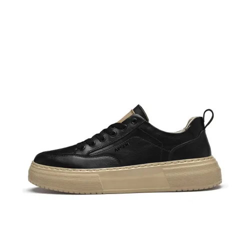 AIPSEN Кроссовки для скейтбординга Low Top Черные Мужские