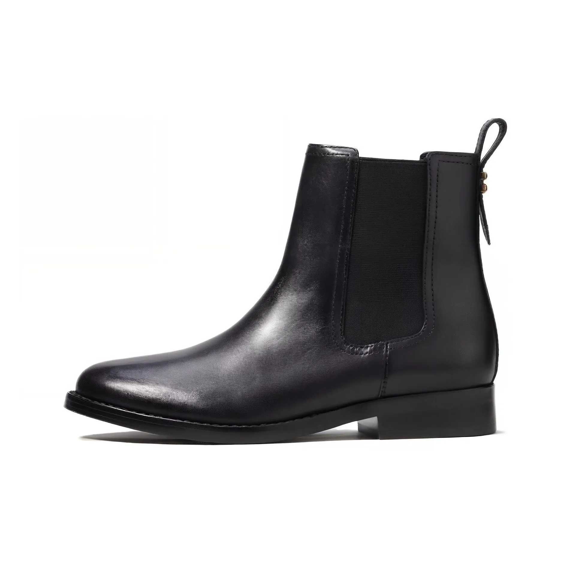 COACH Short Chelsea Boots 2.5cm Women's Black