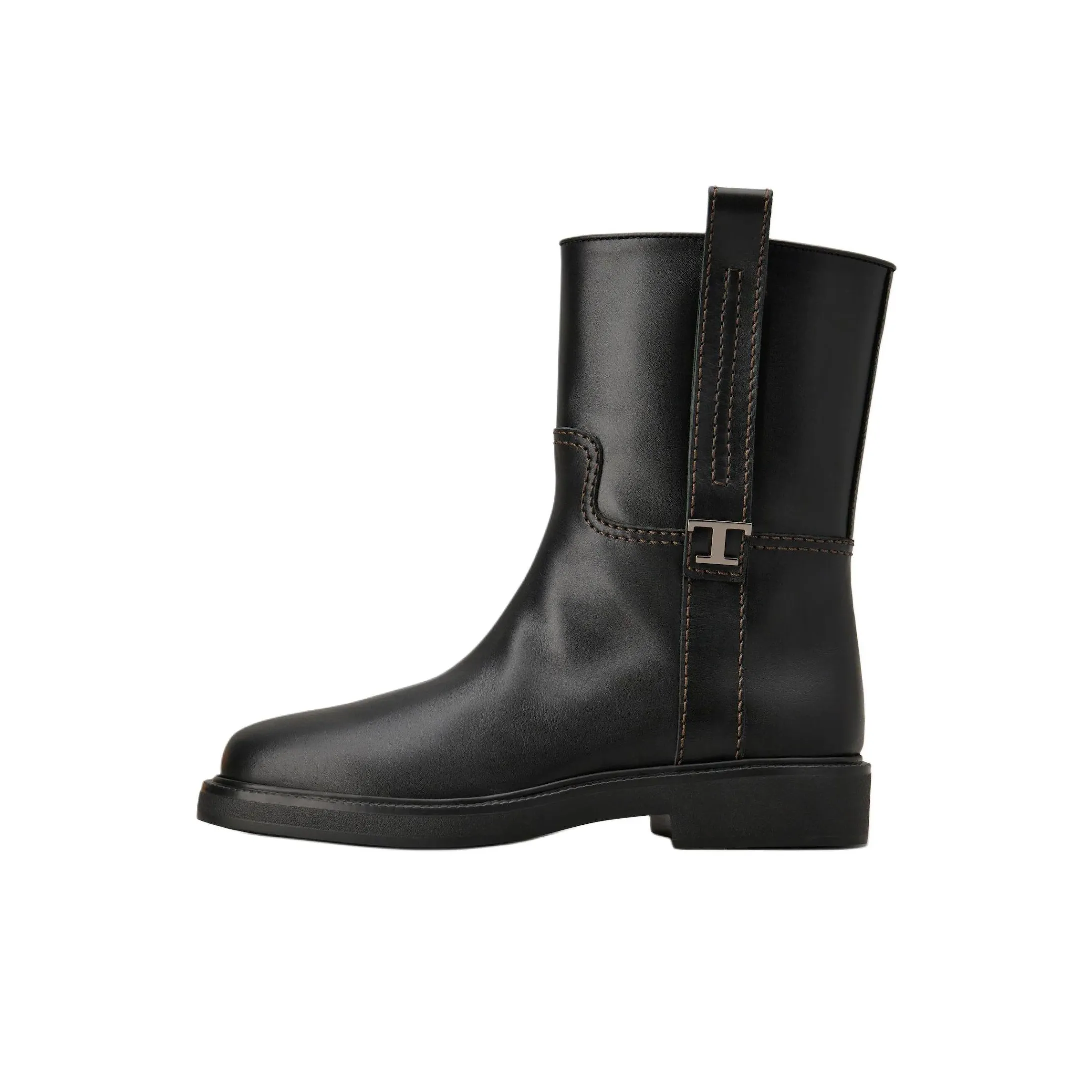 TOD'S Round Toe Ankle Boots Women's