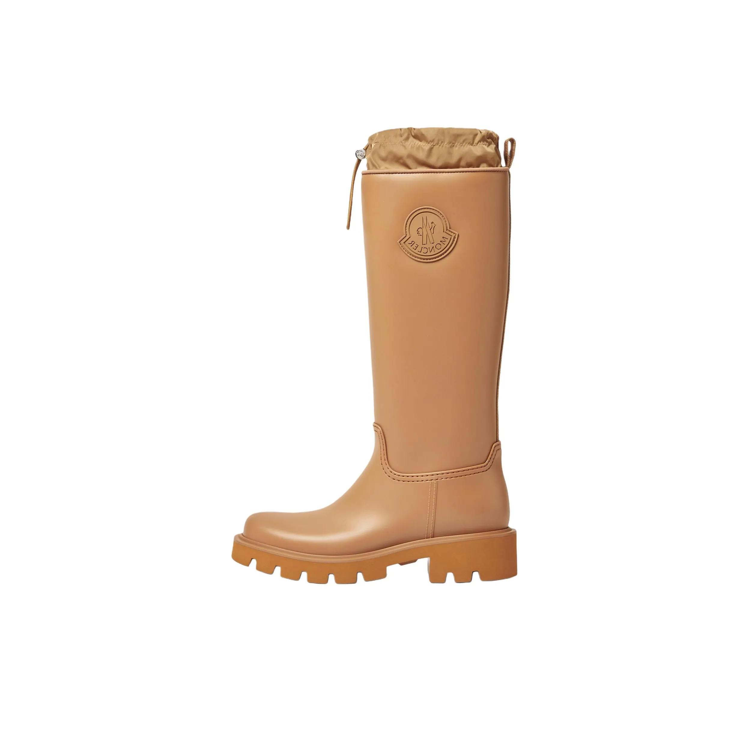 Moncler Kickstream Water Resistant Rain Boots Women's Brown