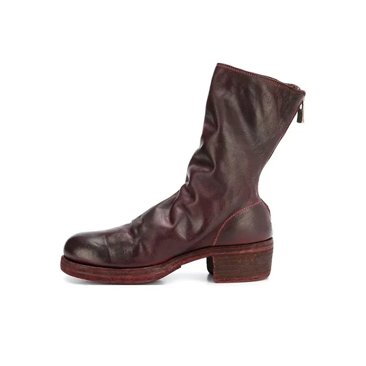 GUIDI Worn Effect Boots