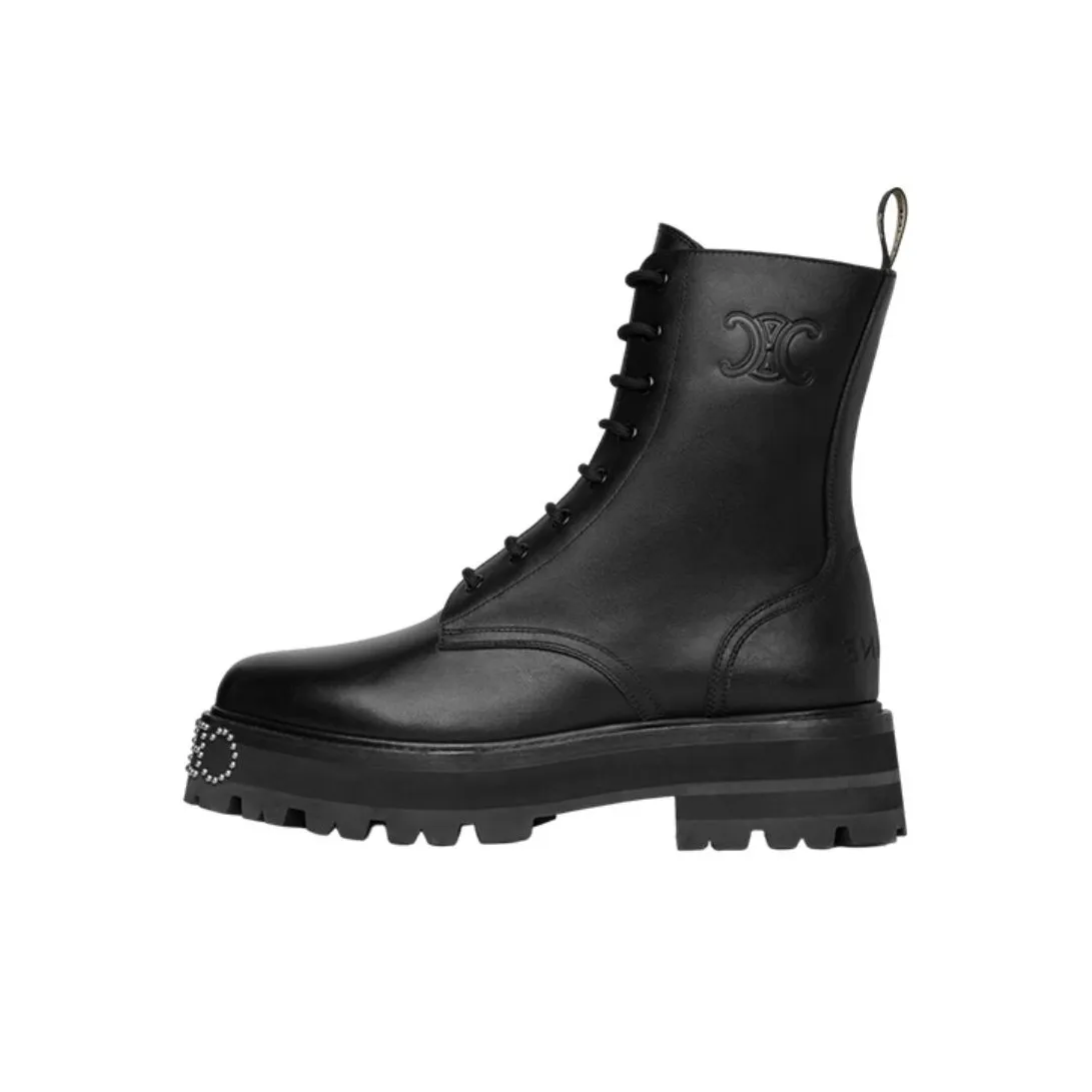 CELINE Ankle Boots Women's Black