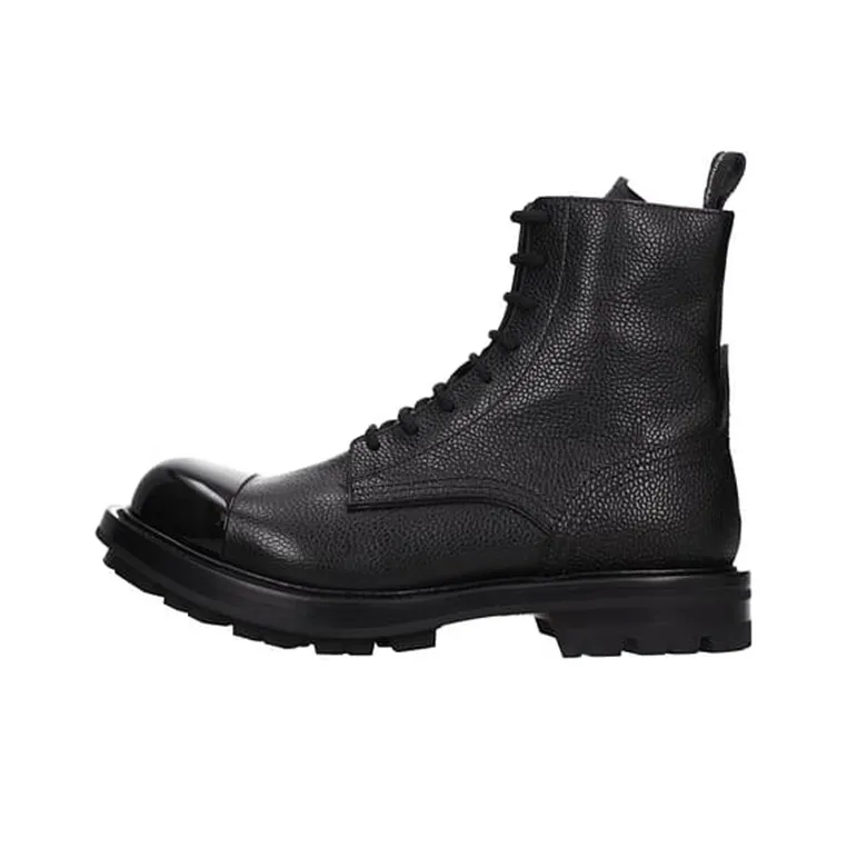 Alexander McQueen Ankle Boots Men's Black
