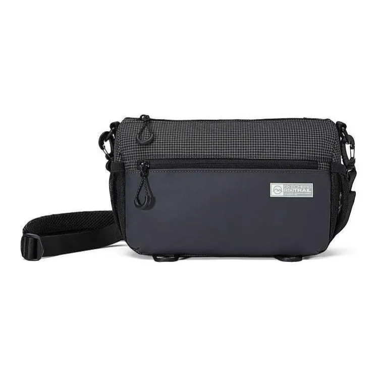 Skechers Ткань Сумка через плечо Сумка на плечо Стандартная Унисекс Черная Клетка С принтом по всей поверхности