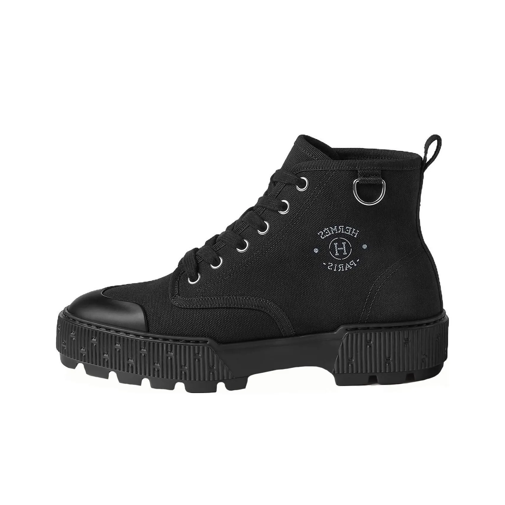 HERMES Itineraire Ankle Boots Women's Black
