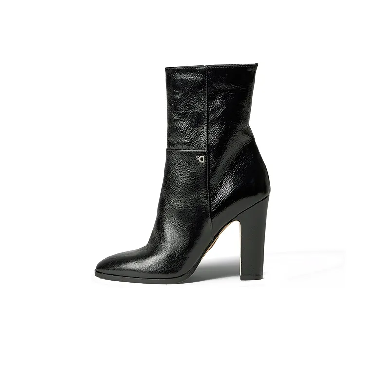 DSQUARED 2 Logo Plaque High Heeled Boots Buttero Women's