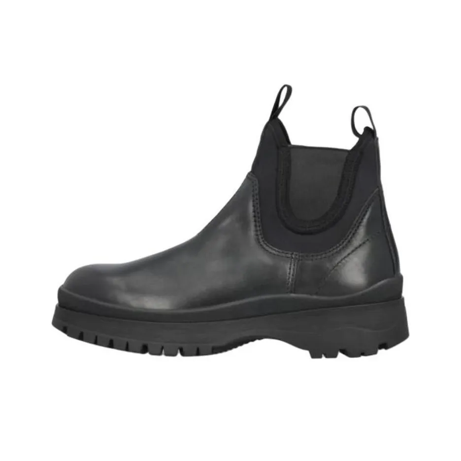 PRADA Short Chelsea Boots Men's Black
