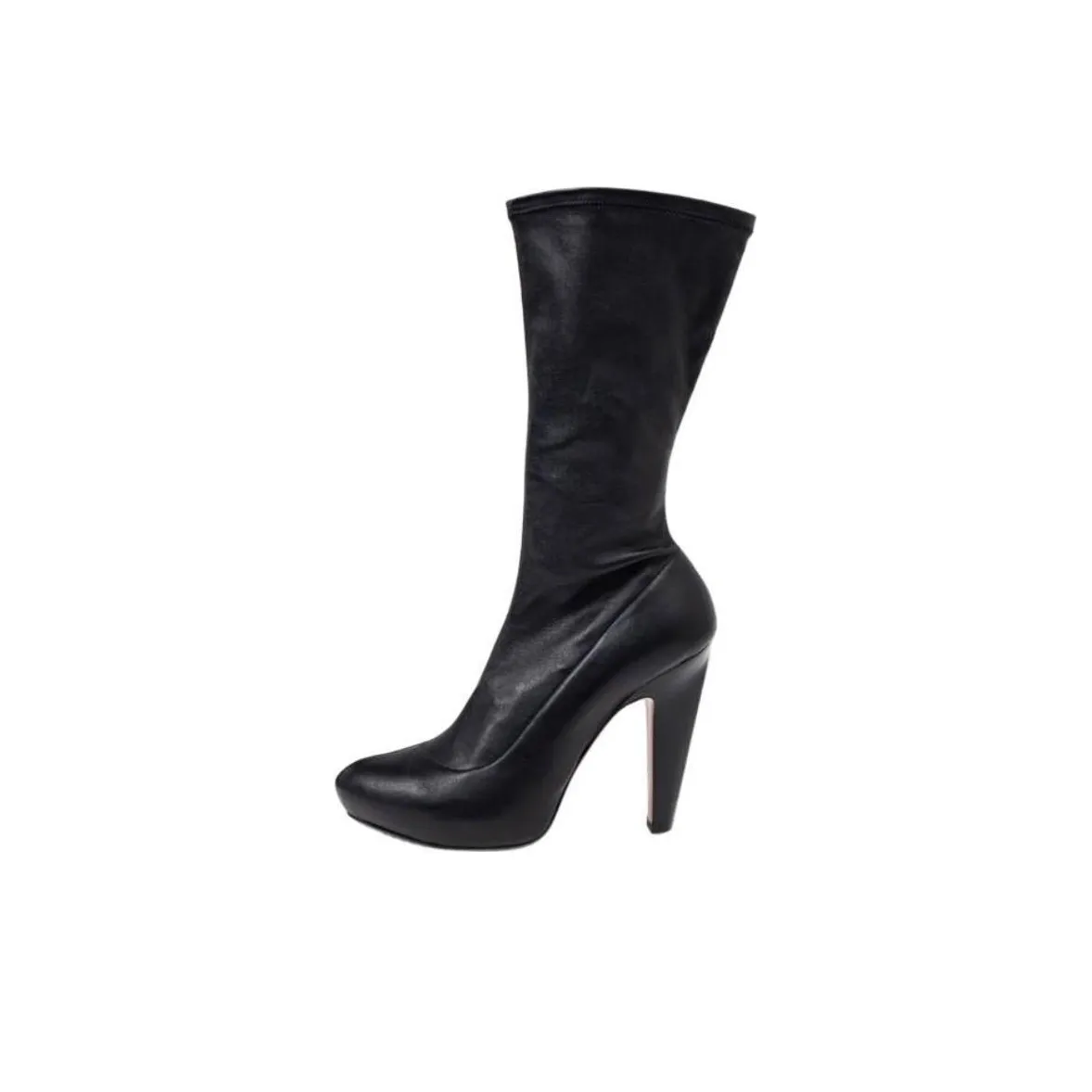 Alexander McQueen Pointed Toe Platform Boots Women's