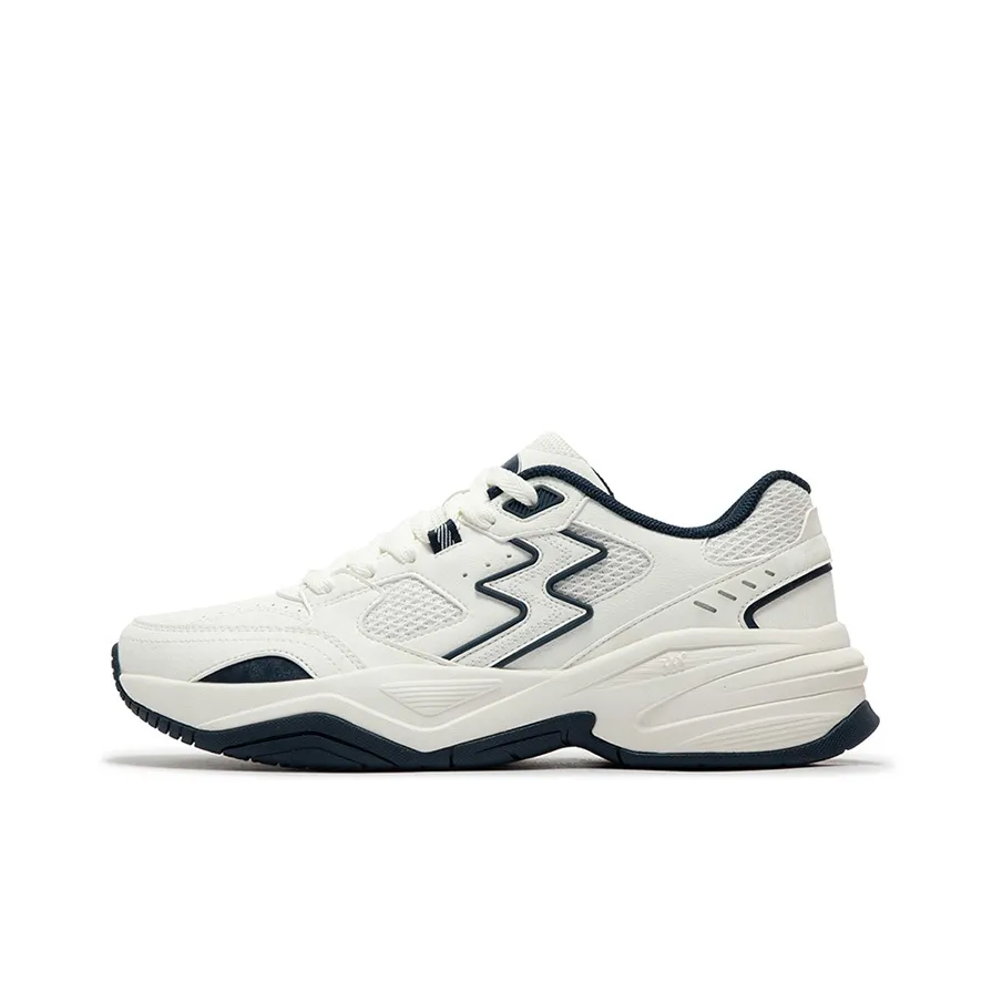 361° Sailing Series Устойчивые к истиранию Низкие Беговые кроссовки Мужские Белые и Синие