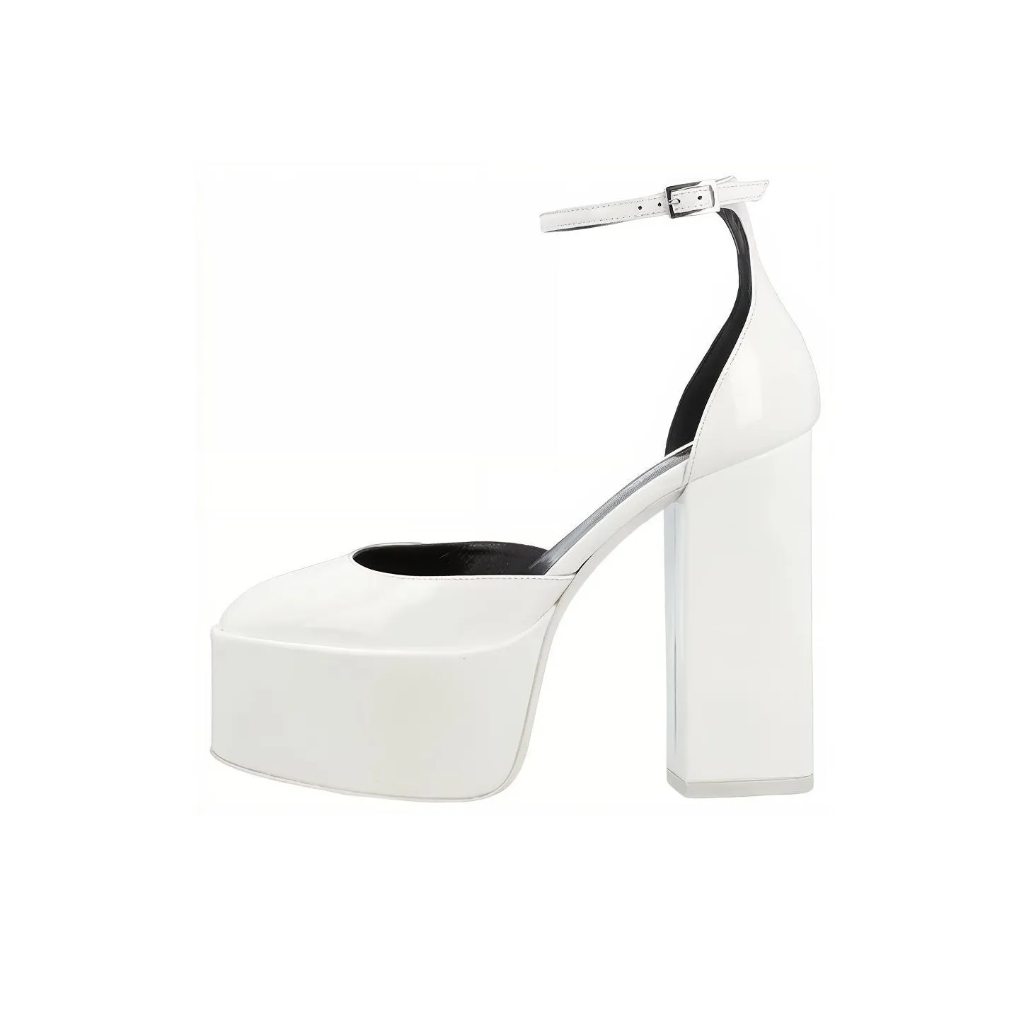 Paris Texas Round Toe Platform Pumps
