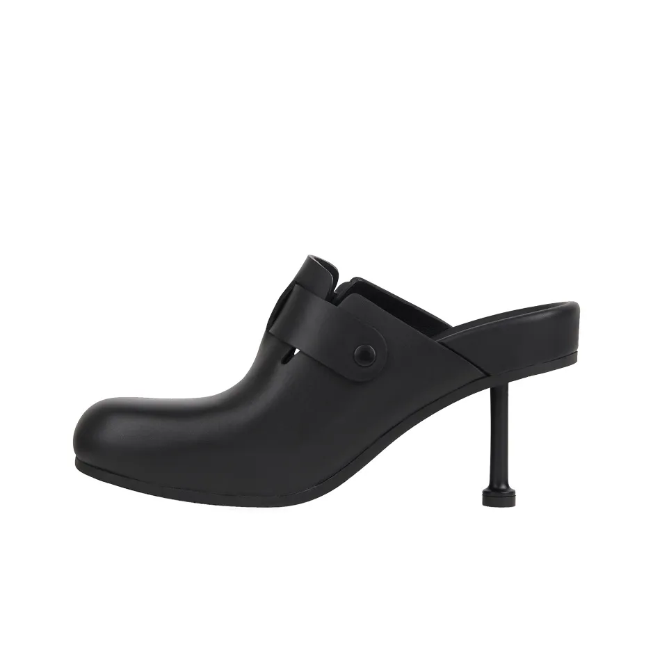 Balenciaga Women's Mallorca 80MM Mules 'Black'