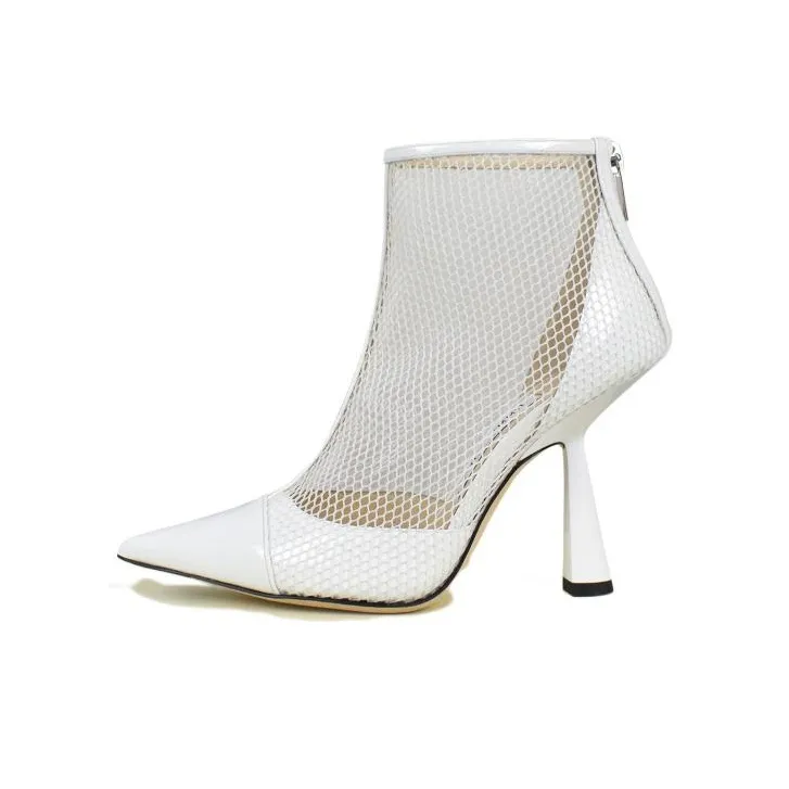 Jimmy Choo Ankle Boots Women's White