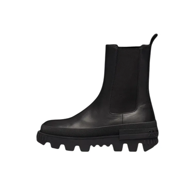 Moncler Short Chelsea Boots Women's Black