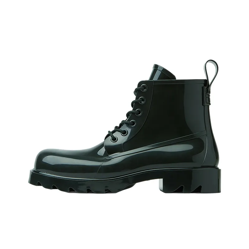Bottega Veneta Stride Lace Up Ankle Boot Dark Green