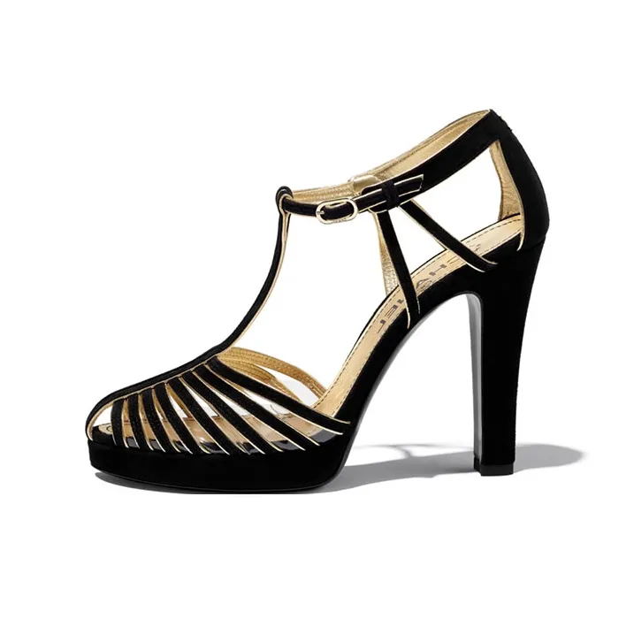 CHANEL High Heels Women's Black